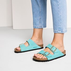 Birkenstock leather soft footbed  sz 38(7-7.5-8)